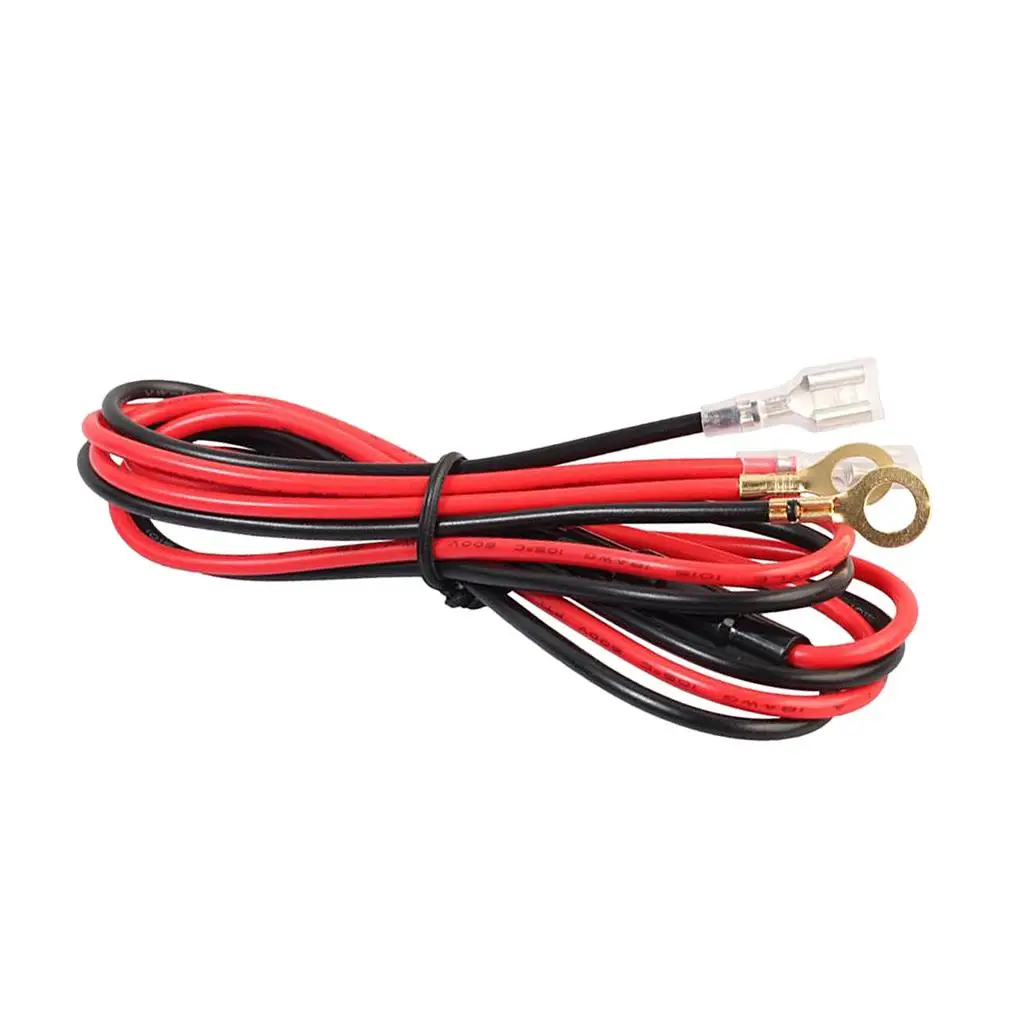 100 Cigarette Lighter Plug Cable Cord Eyelet Terminal Extension
