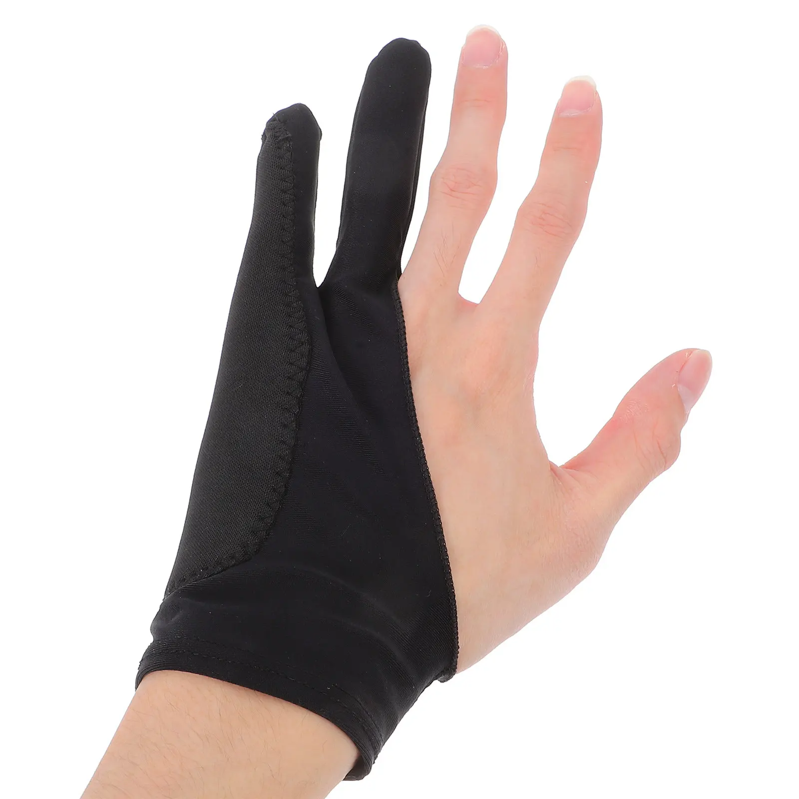 Drawing Glove 2-Finger Artist Designer Glove Breathable Soft Fit for Digital Sketching Painting Tablet Drawing Tablet Gloves M