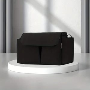 حقائب منظم عربة الأطفال ذات السعة الكبيرة ، حقيبة معلقة للسفر ، حامل زجاجة مومياء ، أكياس حفاضات عربة الأطفال ، إكسسوارات عربة الأطفال أعلى 6 مبيعات لحقائب سيارات الأطفال - رقم 5