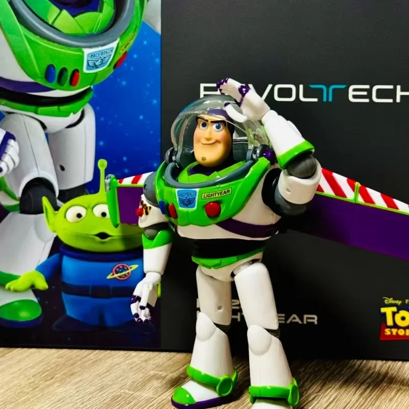 Original Kaiyodo Revoltech Toy Story Buzz Lightyear Woody Jessie ‌   Actionfiguren Anime Ornamente Sammlung Modell Spielzeug Geschenke