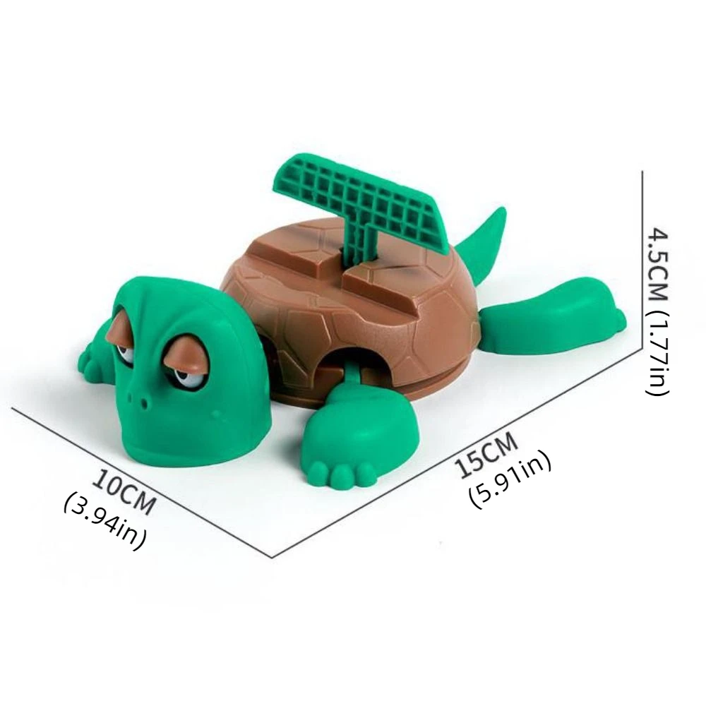 DIY Assembly Turtle Cell Phone Bracket ABS Press Panicked Turtle Coaster Ornament Anti-scald Turtle Cup Pad Quirky Toys