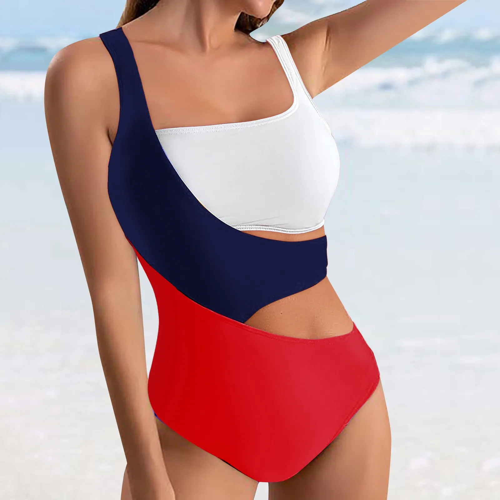 

Women's One Swimsuits Cutout High Waisted Bathing Suit Women's High Waisted Bikini Bottoms