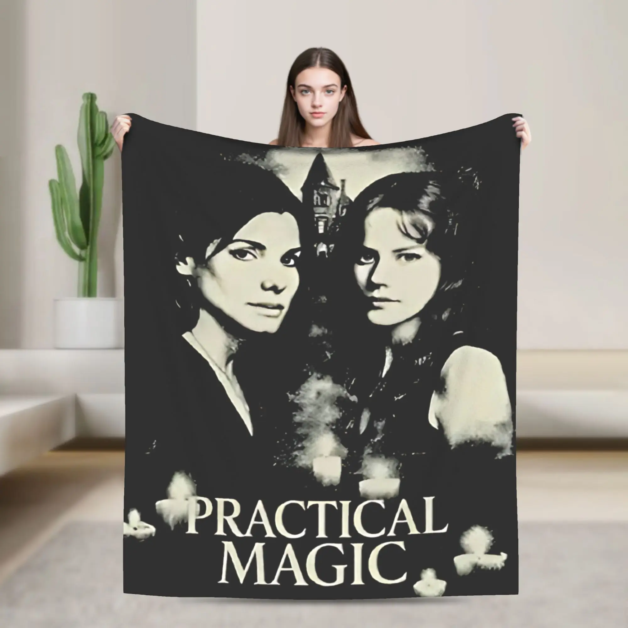Practical Magic Witchcraft Occult Movie Fan Gothic Witchy Accessories Blankets Super Soft Fleece  Throw Blanket Relax Bedspreads