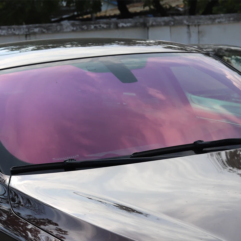 

Оптовая продажа, высокая четкость 69% VLT, фиолетовая серия хамелеонов, ПЭТ-краска для окон автомобиля, анти-УФ-пленка для продажи