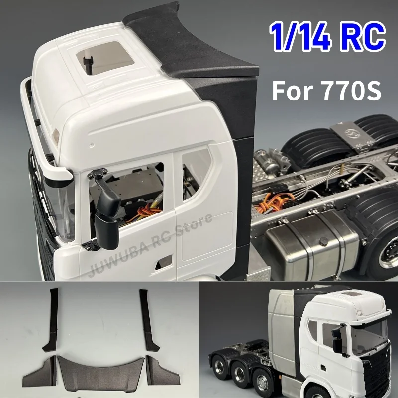 SCALECLUB 770S 1/14 RC Lkw Spoiler Schwere Anhänger Dekorative ZRL-770S-1 Für Tamiya 1 14 RC Modell Lkw Zubehör Teile