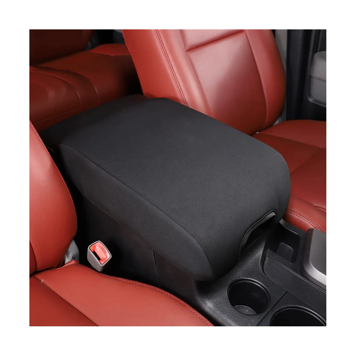 For Toyota Tundra 2007 2008 2009 2010 2011 2012 2013 Car Center Seat Armrest Box Protective Cover Accessories - Black