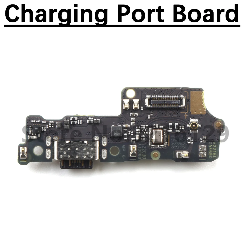 LoudSpeaker Earpiece Speaker SIM Card Tray Charging Port Board For Xiaomi Redmi 10C Fingerprint Sensor Power Volume Flex Cable