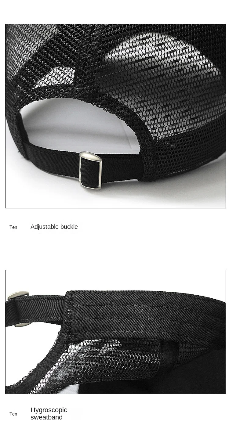 Großen Kopf Mann Große Größe Mesh Baseball Hüte Männlichen Freien Plus Größe Sport Caps Dad Oversize Trucker Cap 56-61cm 62-68cm – Detail 8