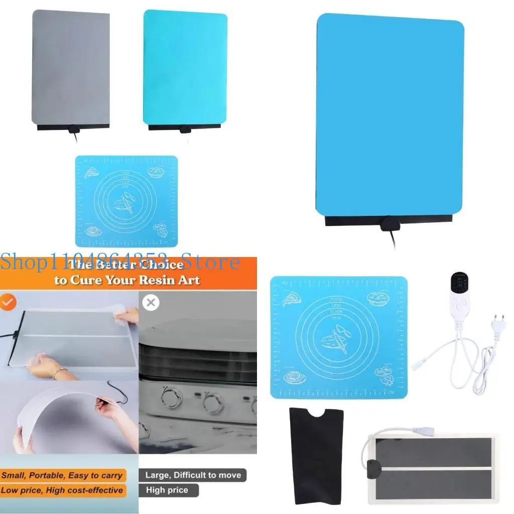 

Машина для сушки эпоксидной смолы 652F с силиконовым ковриком Легкий коврик для быстрой сушки смолы