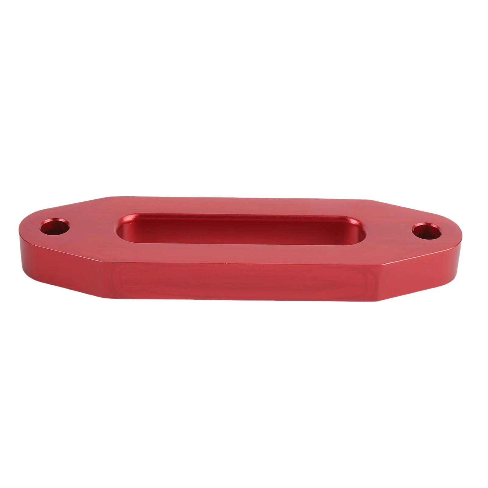 Hawse Style Winch Fairlead 4.88in Red Aluminum Alloy for ATV 3000-4000Lb Winch Anchor Cable 124mm Standard Hole Fairlead Replace