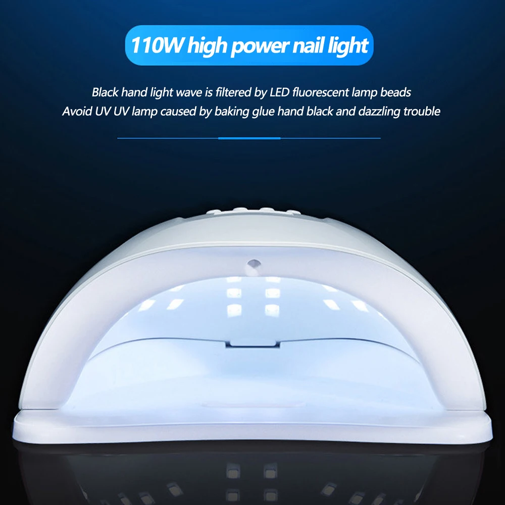 LULAA High-Quality Uv Led Lamp Fast Drying Nail Gel Polish Drying Lamp Professional Cabin Uv Led Nail Gel Nail Dryer Tools image 4