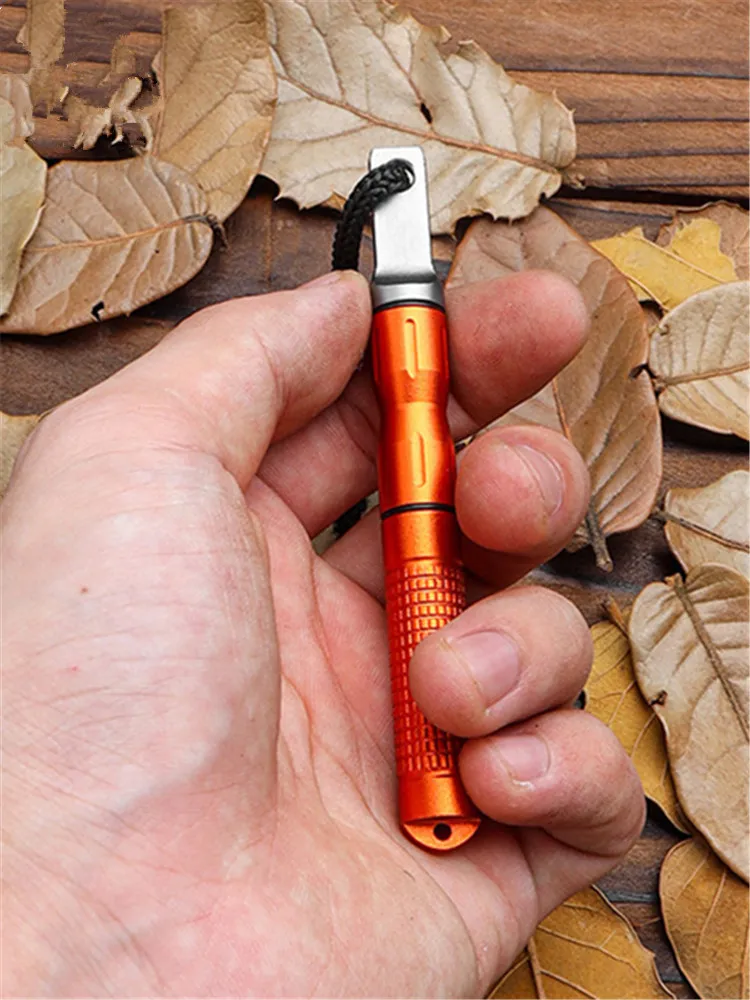 Nouveau démarreur de feu d'urgence de silex Portable étanche, outil multifonctionnel de tige de feu de Camping en plein air pour équipement de survie