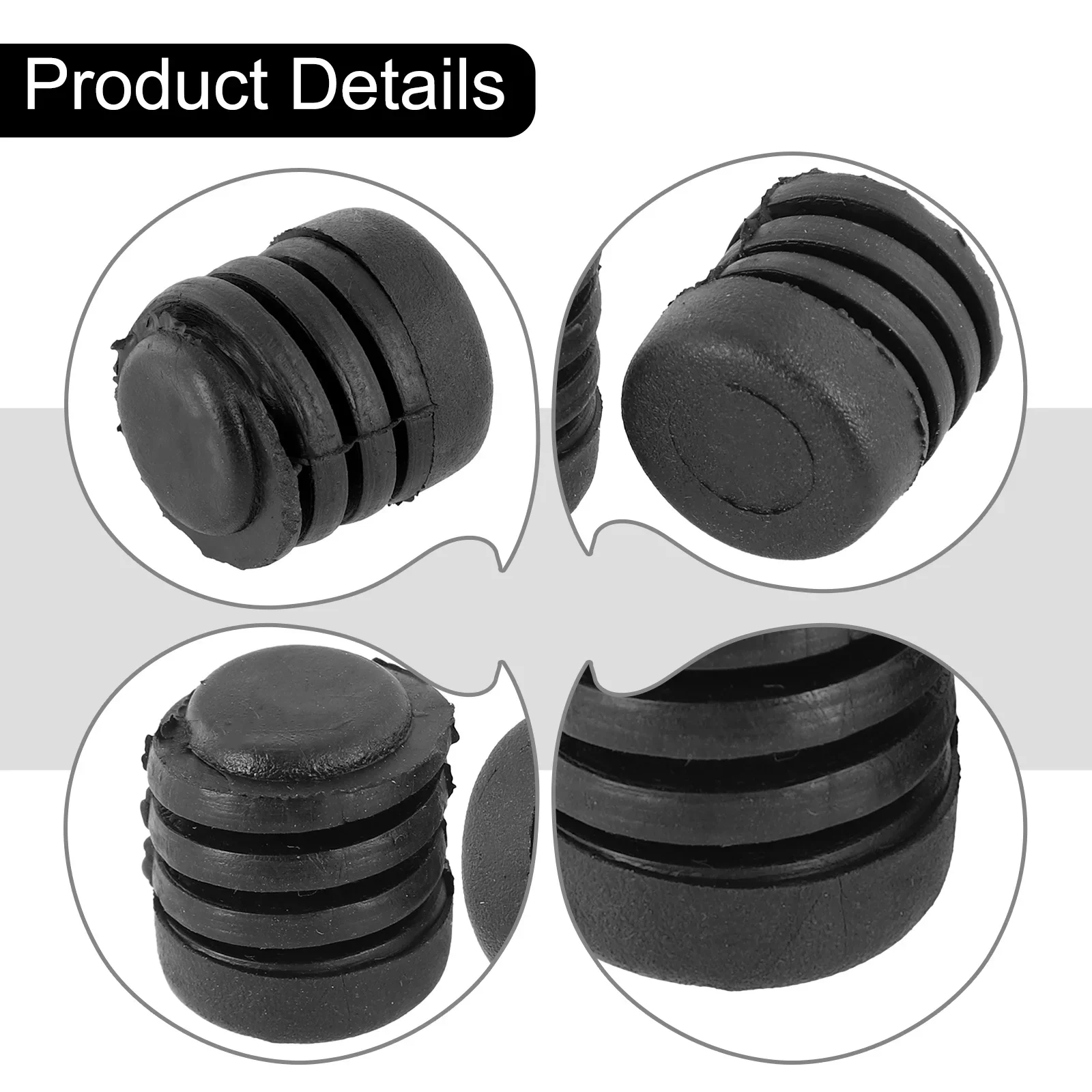 High Precision Buffer Bumper Car Engine Hood Bonnet Door Buffer Cushion Rubber Mount Auto Parts Kit 62840-D0100 Black Dustproof