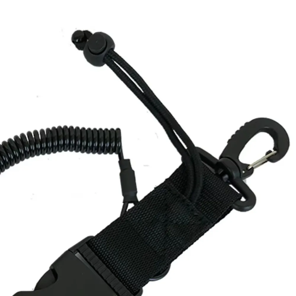 Quick Release Diving Camera Lanyard Strap Buckle Clips Underwater Camera Anti-lost Spring Rope Dive Tool Lanyard Strap