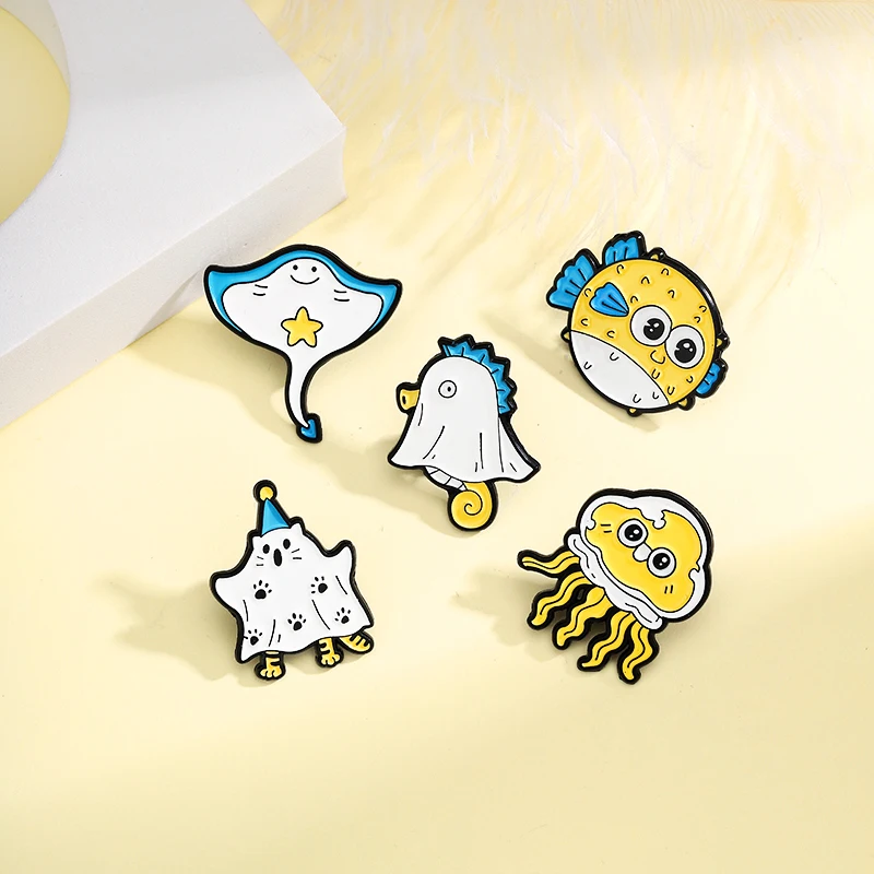 

Enamel Pin Booch Metal Funny Lapel Badge Backpack for Jewelry Bijoux