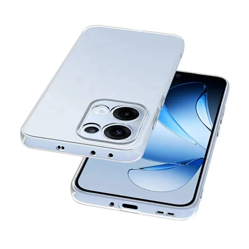 For OPPO Reno13 Reno 13 Pro 5G Phone case Transparent Soft Point Shockproof Protect Coque Protector Practical Antiskid Capa