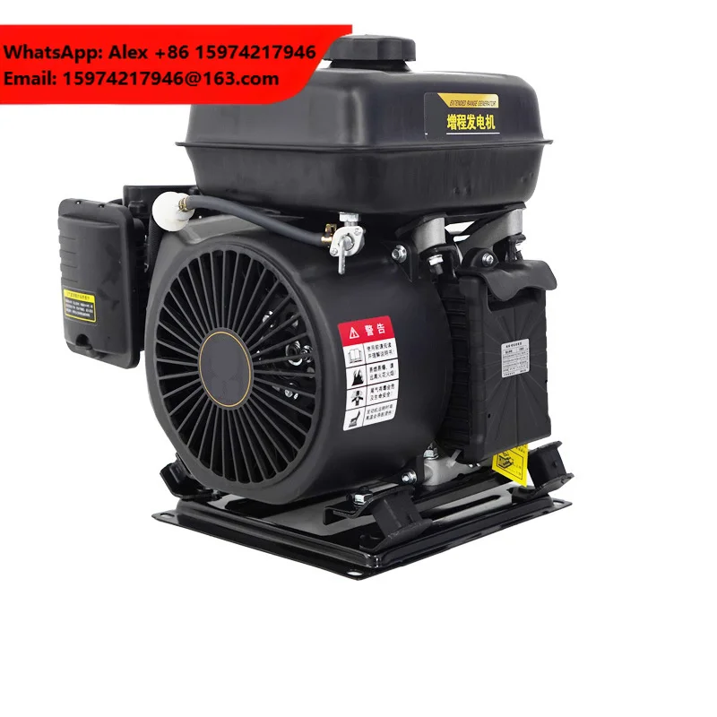 Small Three-wheeled Electric Vehicle Range Extender DC 48V-72V Portable 2000W-5000W Variable Frequency Generator 60V