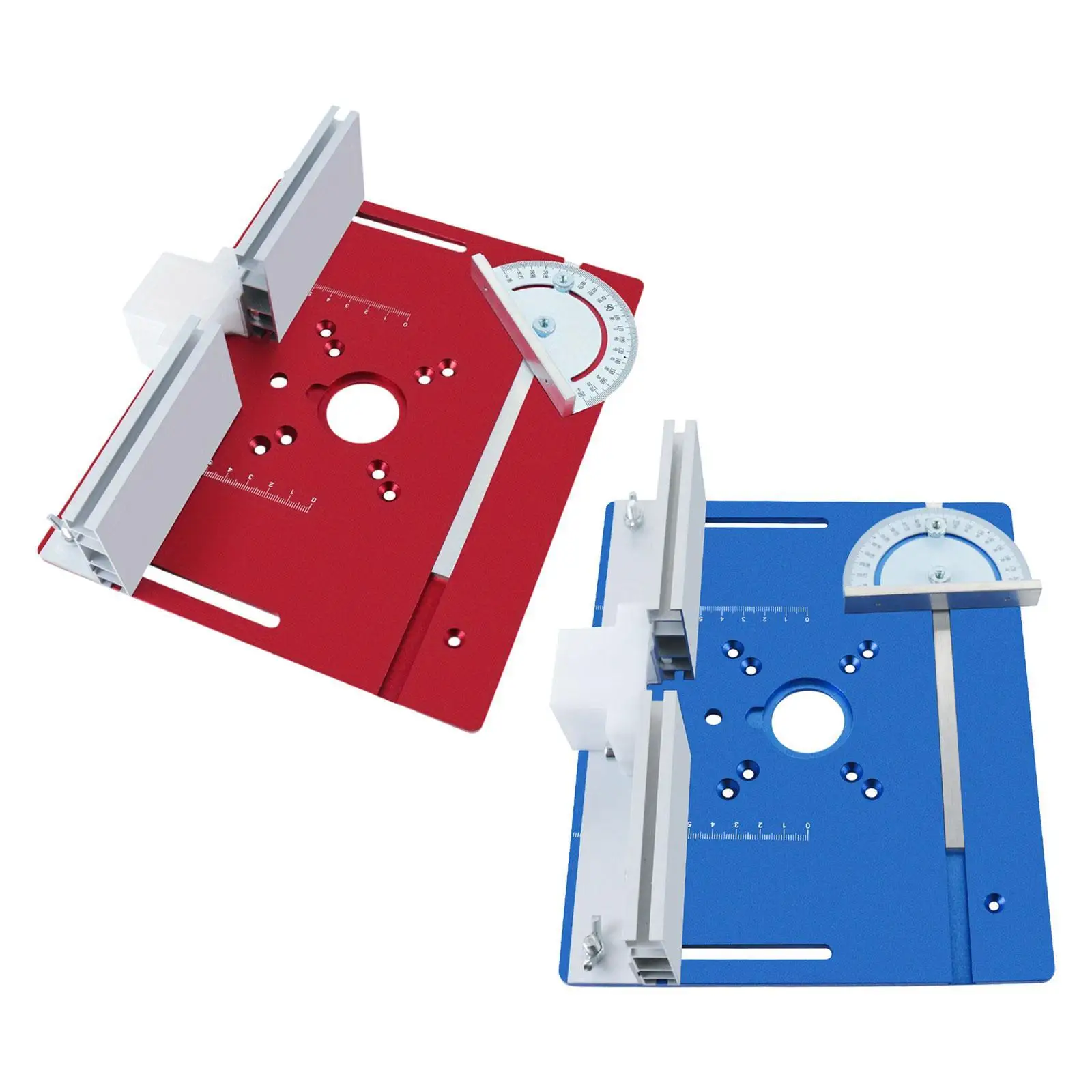 

Aluminum Alloy Router Table Insert Plate, Router Folding Plate, Professional Wood Milling for DIY, Decoration Worker
