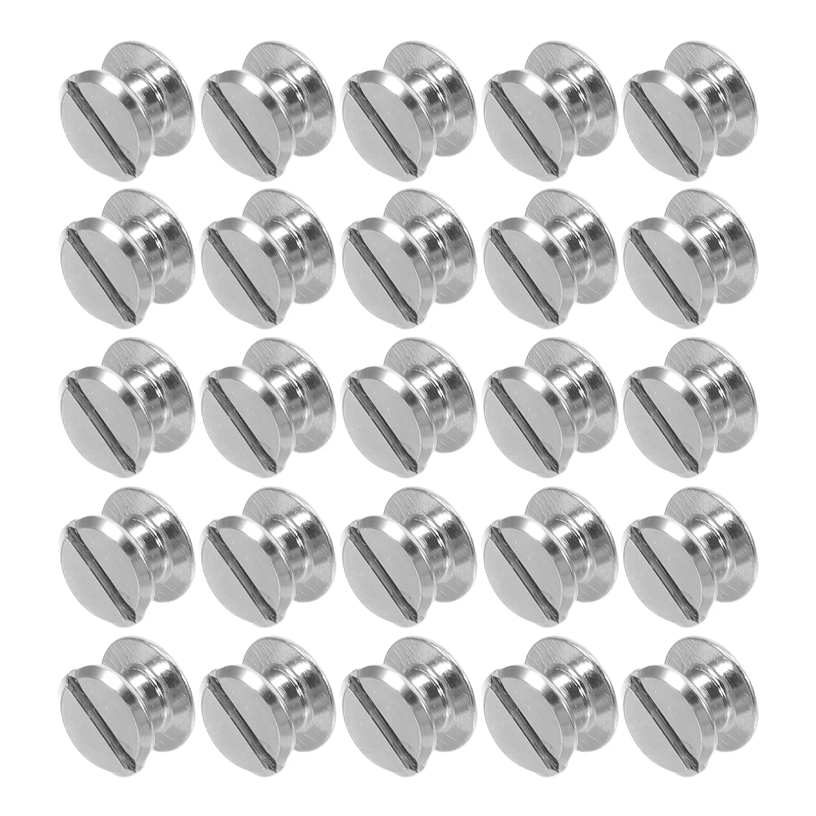 100 قطعة مسامير تجليد برشام Submother مشابك معدنية لتجليد الكتب ألبومات الصور ملفات المكتب برغي الحنفية برشام الورق المقوى المعدني #3