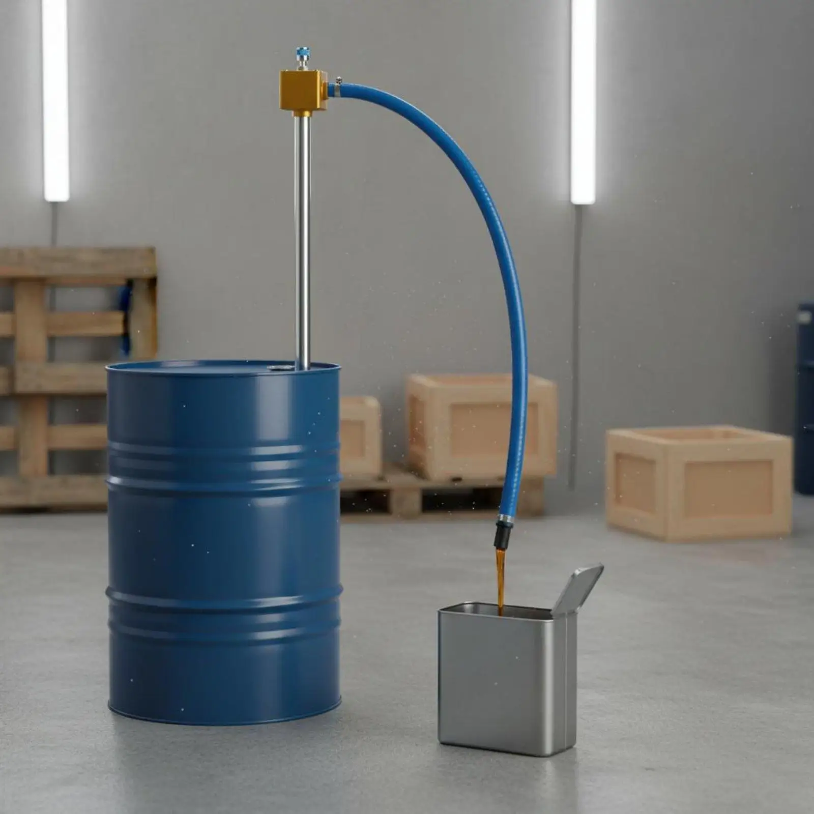 Portable Oil Transfer Pump High Efficiency Liquid Drill Pump for Viscous Oil and Water Transfer Tasks