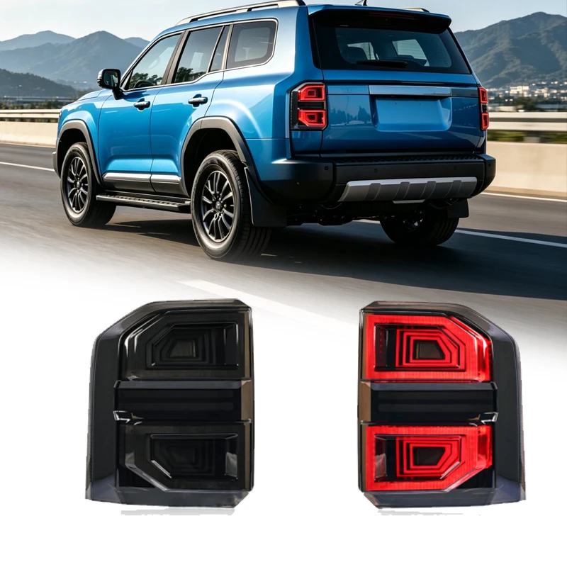 

TYPY LED Tail Light Assembly For Toyota Land Cruiser Prado Rear LED Taillight Dynamic Sequential Turn Signal Auto Light