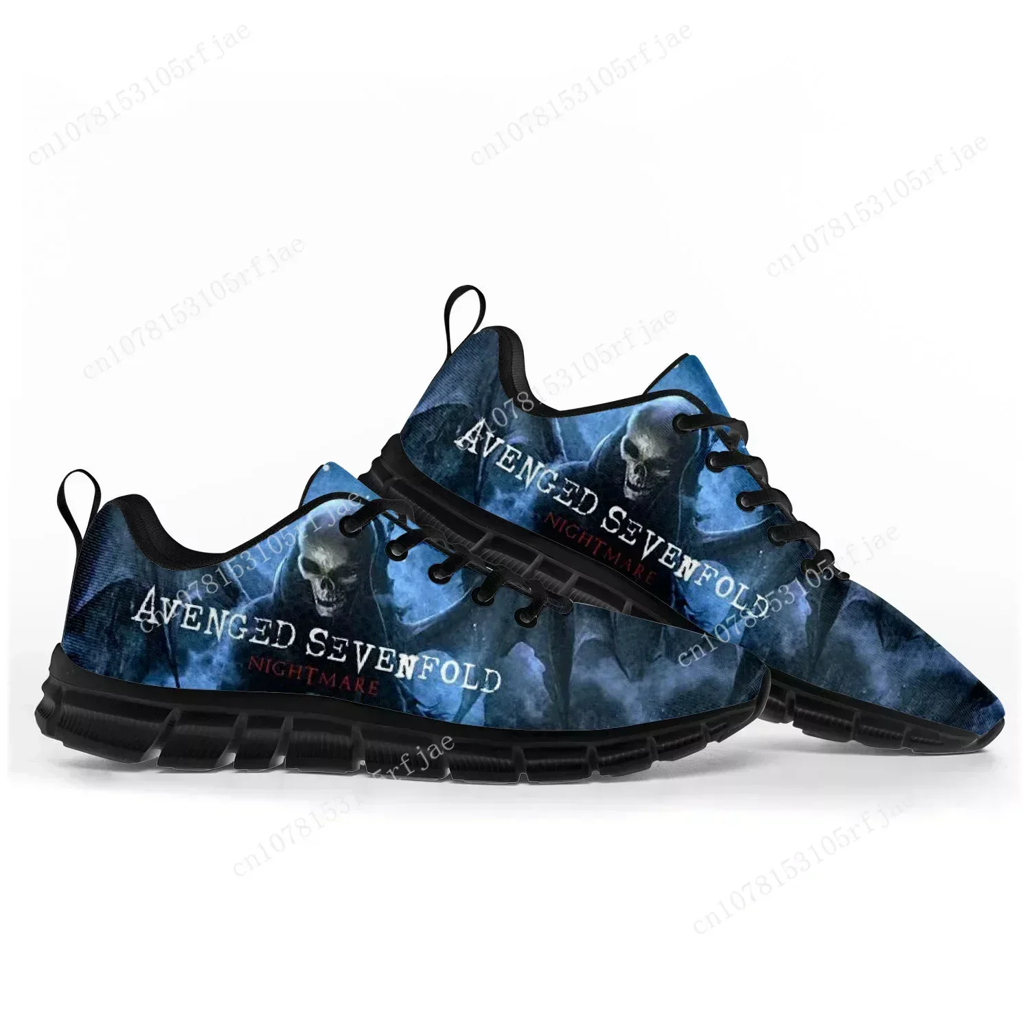 Avenged Sevenfold A7X Sports Shoes Mens Womens Teenager Sneakers Casual Custom High Quality Couple Shoes Black
