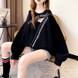 Grey Pullovers Full Zip Up Female Clothes Long Sweatshirts for Women with Zipper Goth Sweat-shirt Harajuku Fashion Emo Kpop Tops