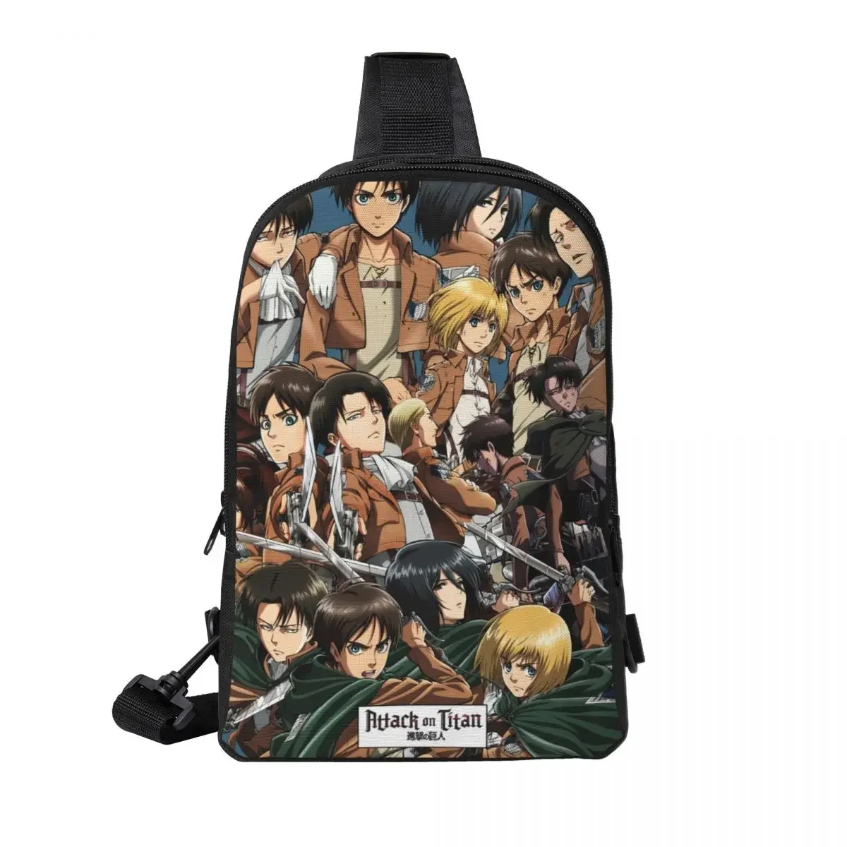 

Anime Attack On Titan Crossbody Sling Backpack Shoulder Sling Chest Bag Adjustable Travel Hiking Daypack Outdoor for Women & Men