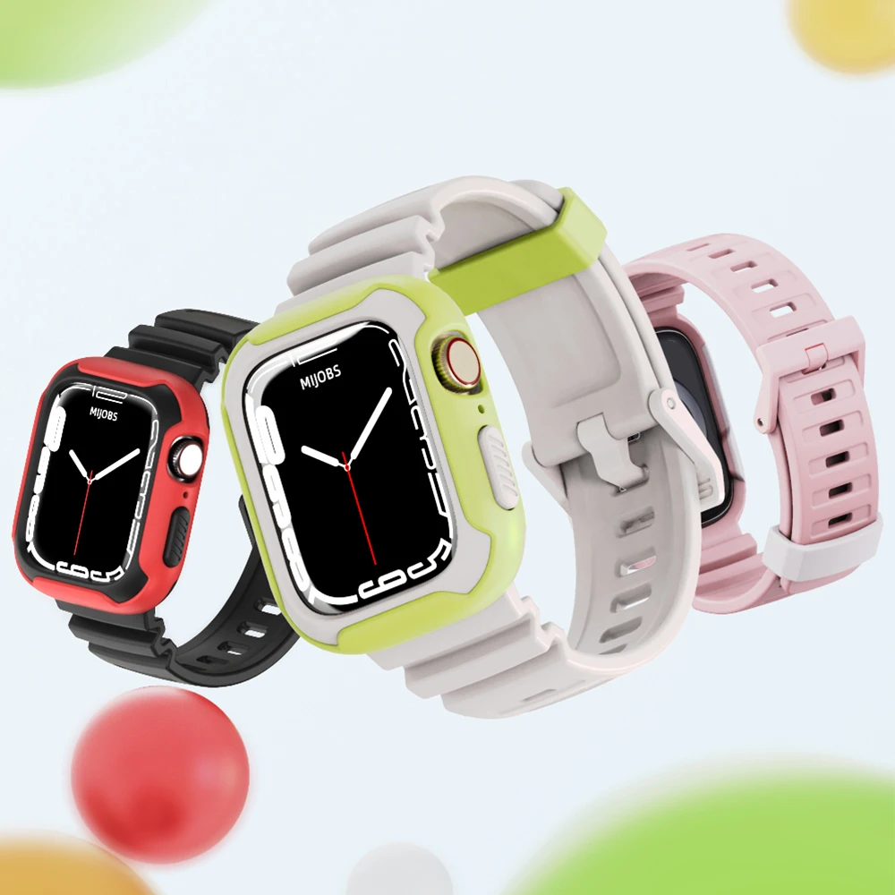 Wristband For Iwatch 44mm 45mm 40mm 41mm Strap For Apple Watch Series 4 5 6 Se 7 Bracelet WatchBand for iWatch Accessories