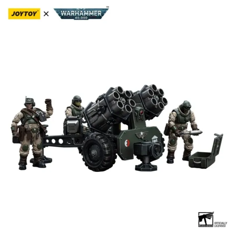 Экшн-фигурки JOYTOY Warhammer 40k 1/18 аниме Астра Военная команда боеприпасов с пусковой установкой Malleus модель солдата игрушки