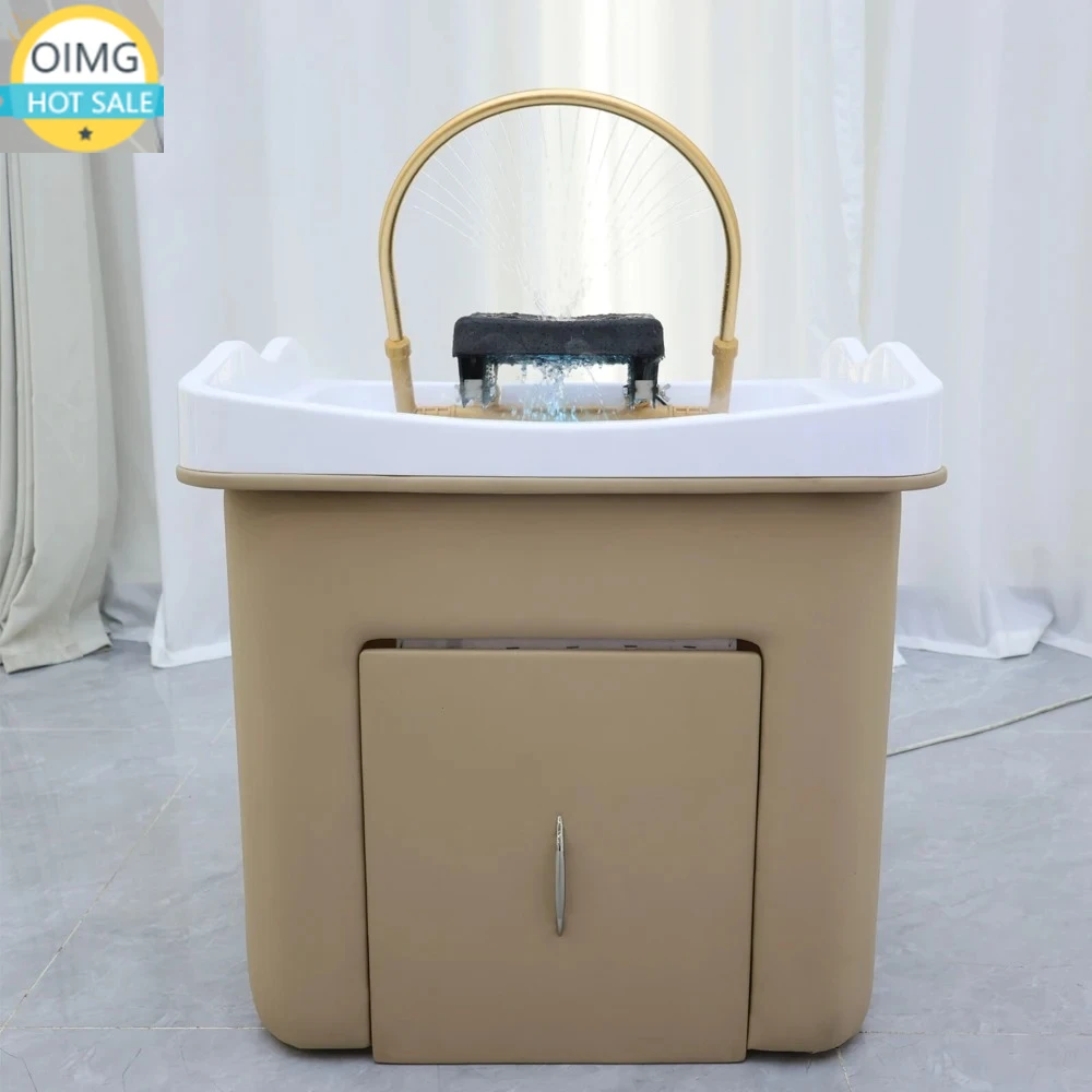 Hair Wash Water Tank Portable Shampoo Bed Acrylic Bowl Sink Hair Care and Styling Appliances for Beauty Salon