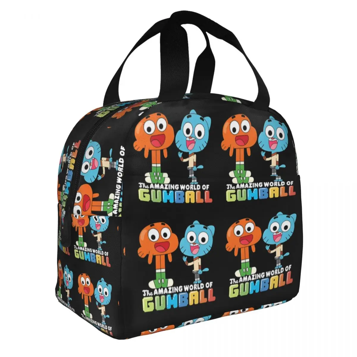 Zipper Closure Couple Gumball Travel Storage Bags Handheld And Darwin Greet For Work Storage Bag