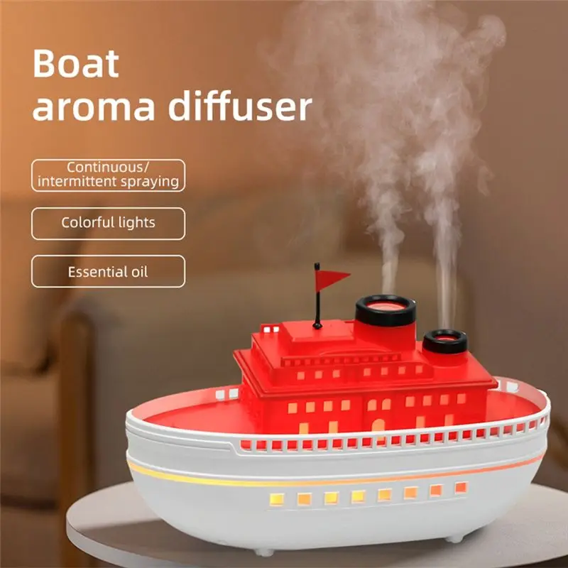 A76G-Humidifier Desktop Air Purifier Aromatherapy Diffuser With 2H/4H Timer 300ML Capacity For Home Office- Cruise Ship Style De
