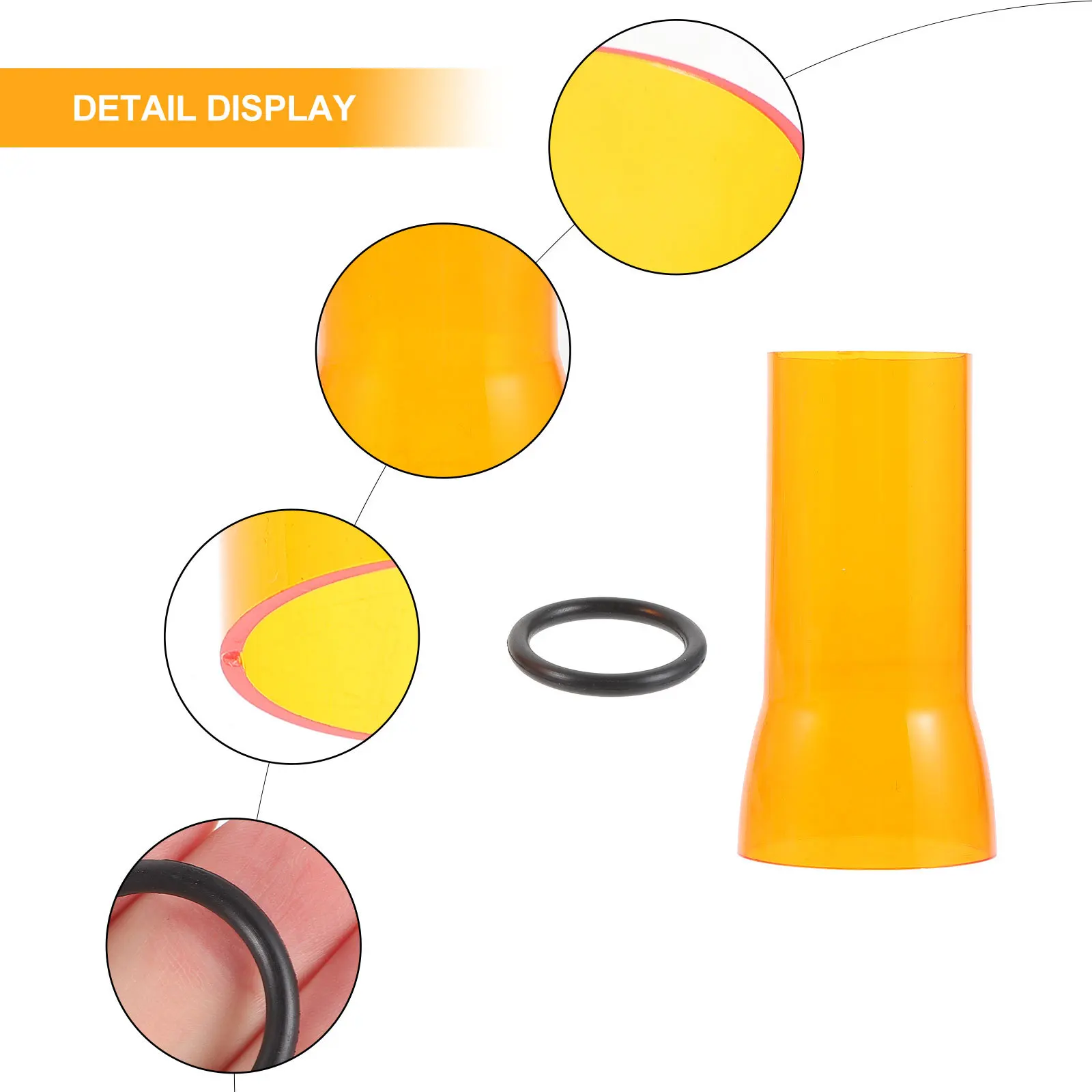 

Mosquito Lamp Shade Amber Color Easy to Use Simple Installation Portable for Camping Lamp Shade Amber Lampshade