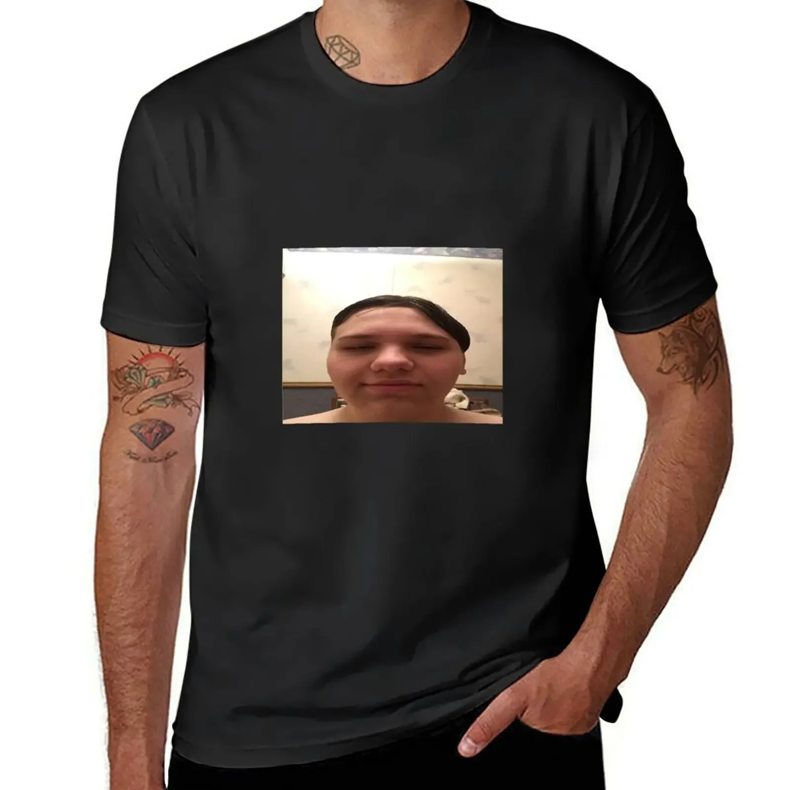 

Jacob Allen Green Parted hair T-Shirt sweat anime clothes summer clothes customizeds men t shirts high quality