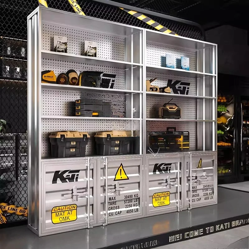 Display Cabinet Commercial Display Cabinet Product Storage Container Wine Cabinet Sample Chaodian Exhibition Locker
