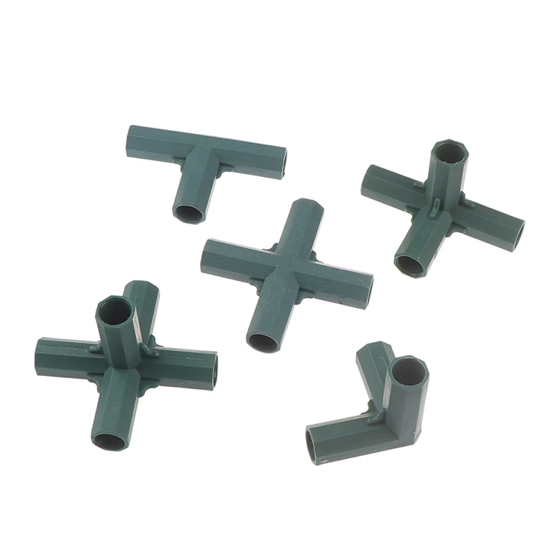 16MM PVC Fitting Stable Support Heavy Duty Greenhouse Frame Building Connector Made Of High Quality Plastic Material