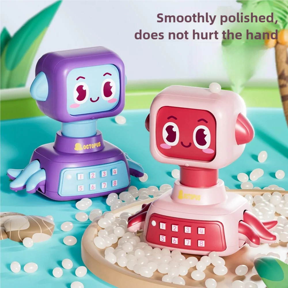 Kinderspielzeugauto, verschiebbare Trägheit, Auswurf, Presse, Auto, pädagogisches Geschenk, niedlicher Oktopus