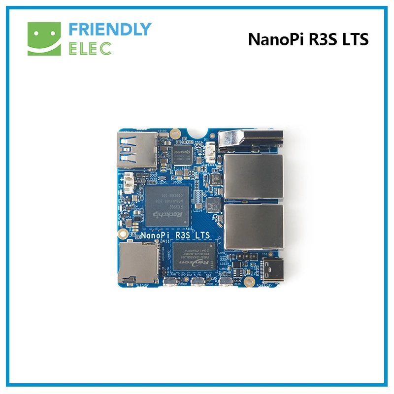 NanoPi R3S-LTS Rockchip RK3566 | 1GB/2GB RAM+0GB EMMC | Dual Gbps Ethernet Port