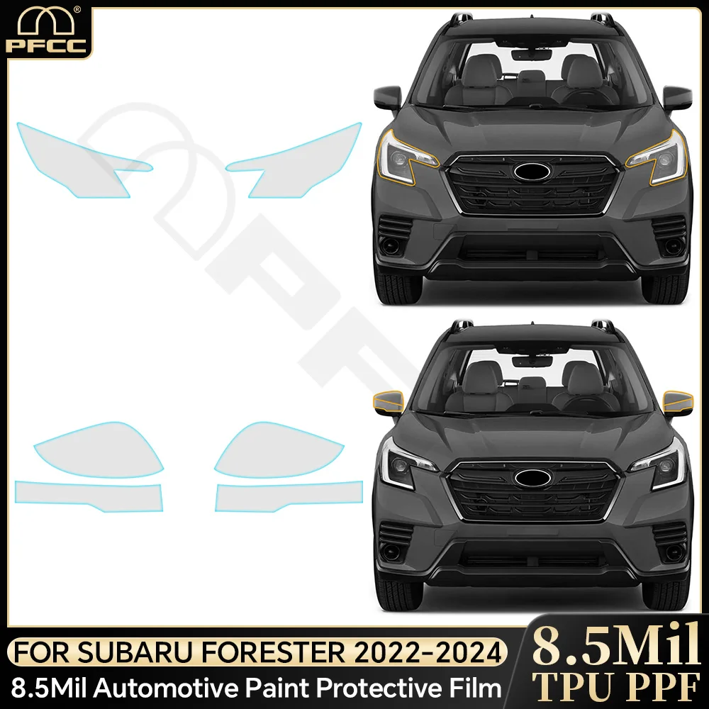 

PPF Paint Protection Film for Subaru Forester 2022 2023 2024 Precut Transparent PPF 8.5mil Headlight Rearview Film Accessories
