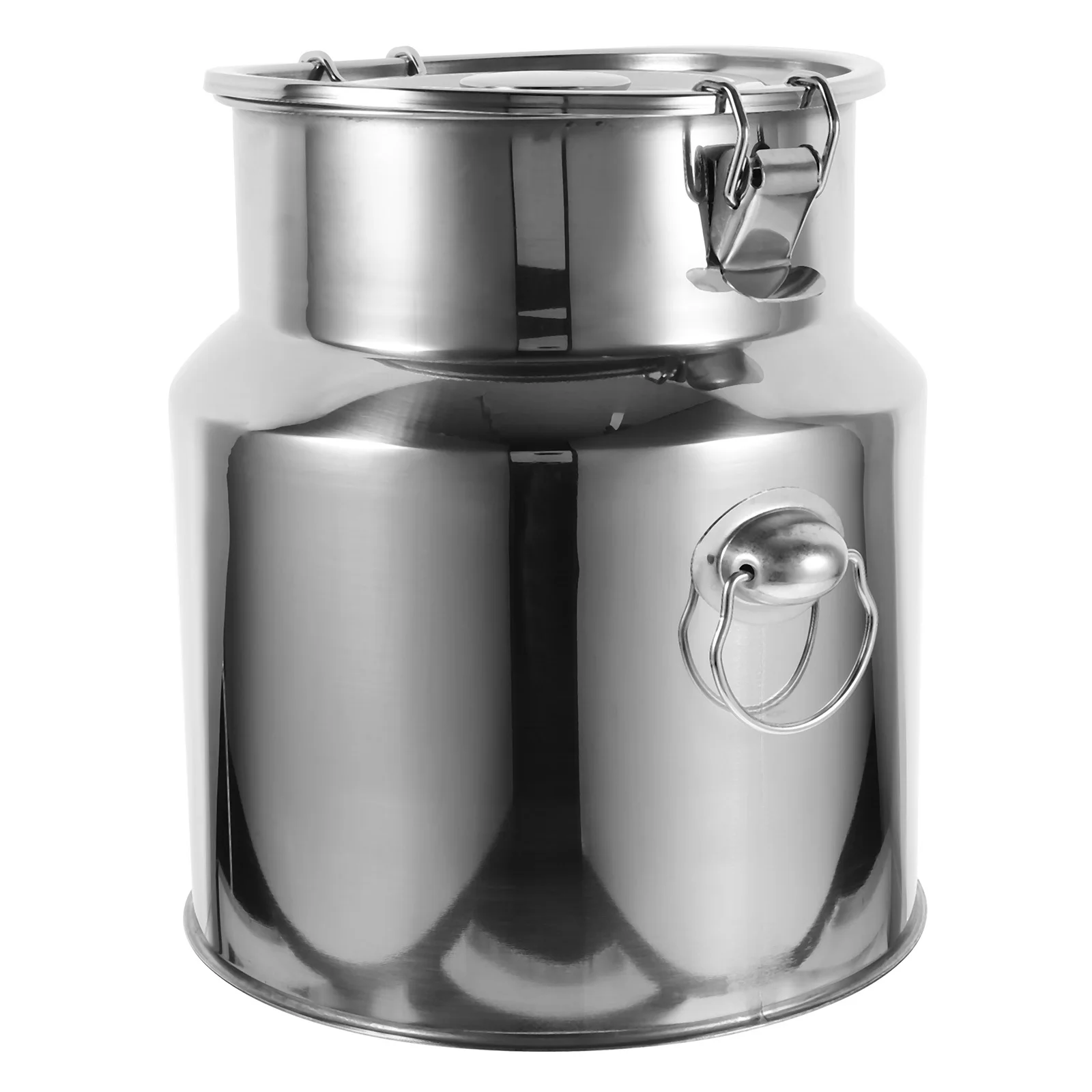 

Stainless Steel Sealed Rice Storage Container with Lid Heavy Duty Food Storage Jar for Rice Flour Coffee Beans