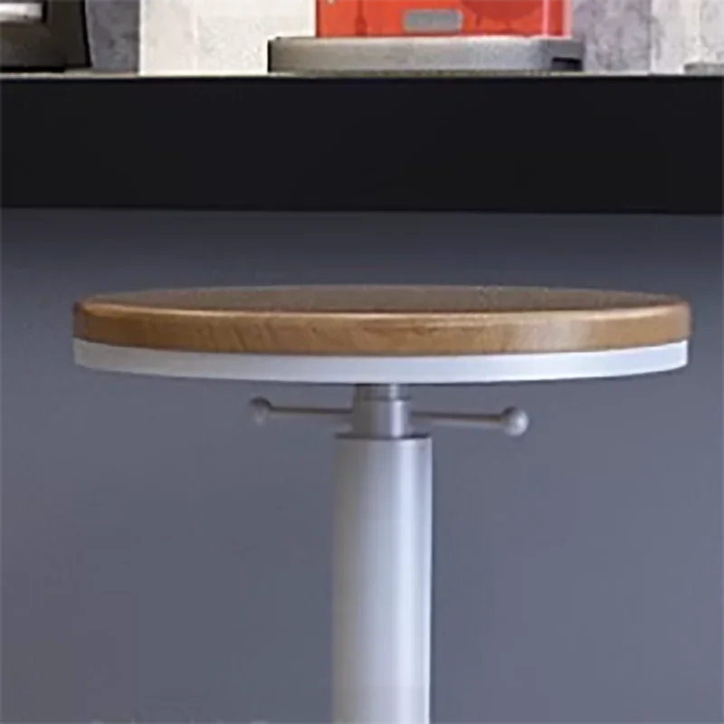 

Black Low Bar Chair European Round Terrace Design Minimalist Counter Height Chairs Kitchen Bar Stools Taburete Cocina Furniture