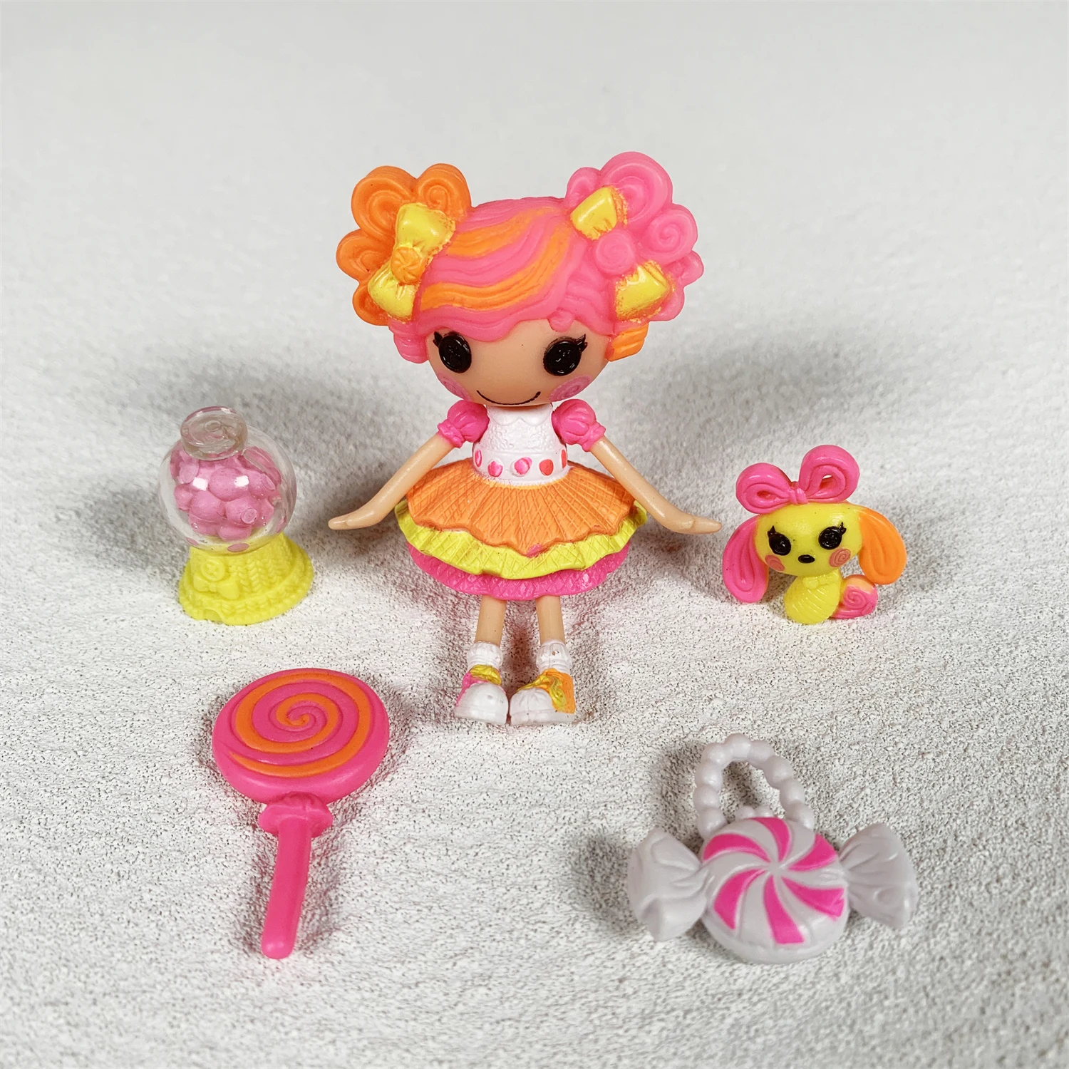 About 8cm Mini Lalaloopsy Sweets Fair Multi Pack  Set With Accessories Figure Toys for Children