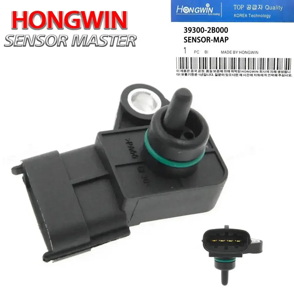 MAP Manifold Air Pressure Sensor & Plug 393002B000 39300-2B000 For Hyundai Equus Accent Elantra Sonata Kia Sportage Rio Optima