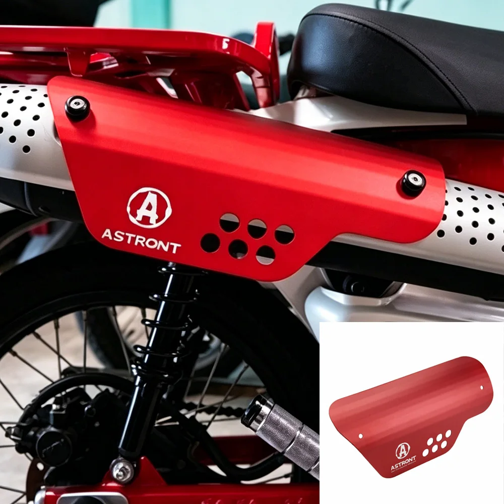 

Motorcycle Exhaust Heat Shield Guard For Honda CT125 Trail 125 Hunter Cub 2020-2024 2021 2022 2023