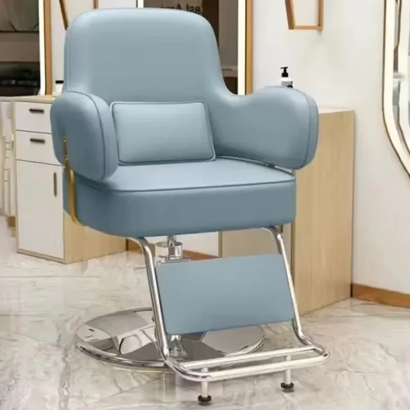 

Simple Trendy Barber Chair Elegant Premium Fashionable Swivel Hairdresser Chair Stylish Comfy Kapperstoel Salon Furniture