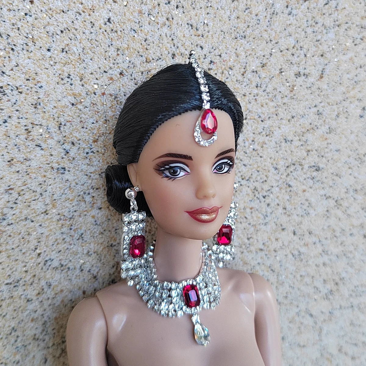 1/6 ชิ้นส่วนเครื่องประดับตุ๊กต - Ethnic Fashion India บทวิจารณ์และราคา