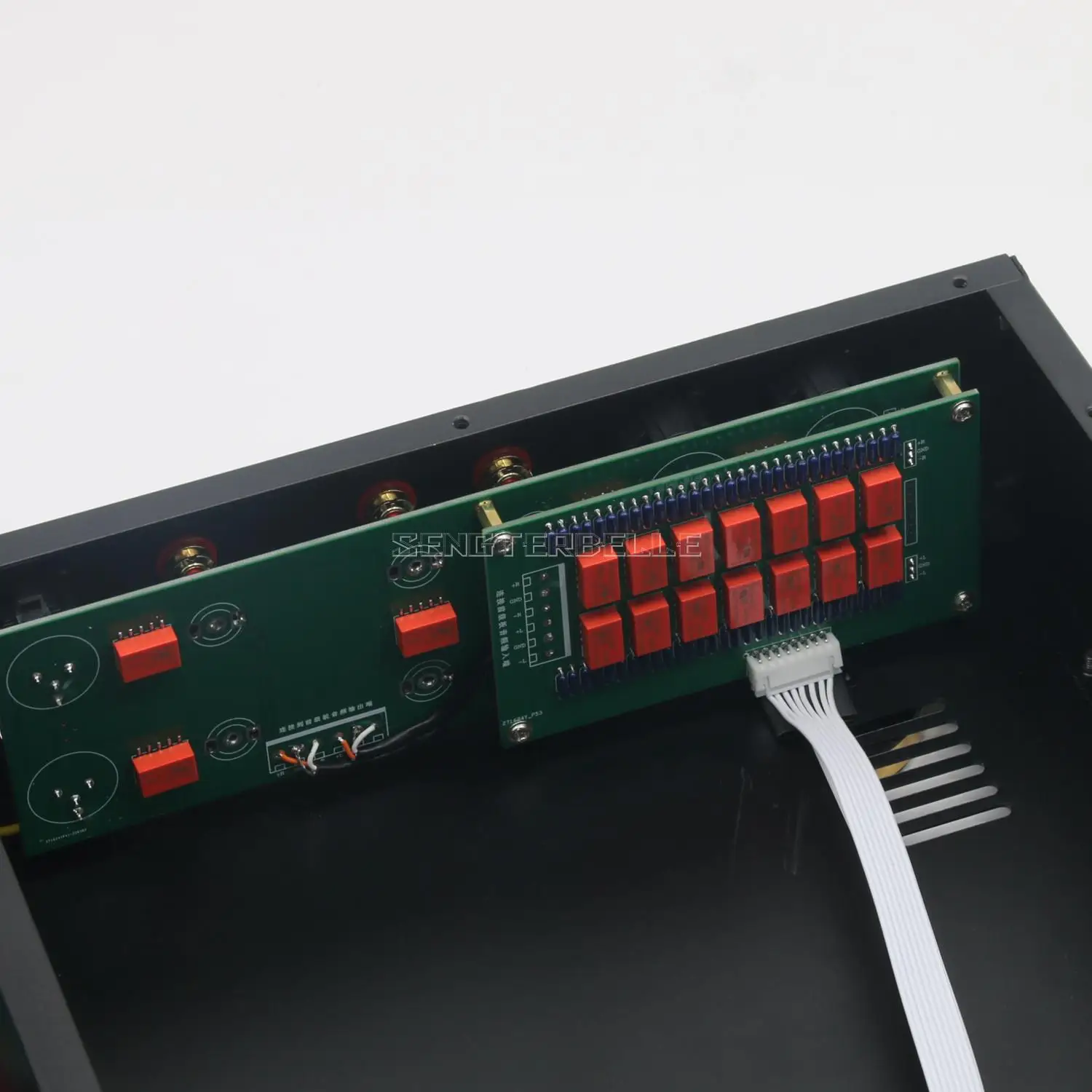HiFi Remote Volume Control Relay Resistance 128 Steps Balanced Preamplifier Sound Source Switching Finished Machine