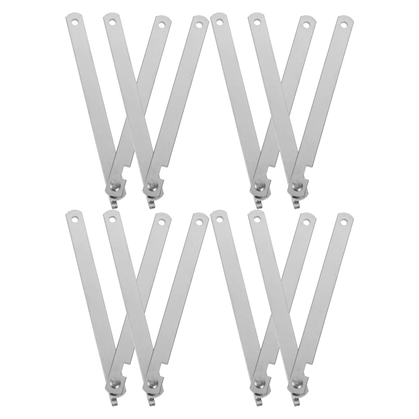 

8Pcs Cabinet Support Rod Telescopic Folding Pull Handle for Easy Storage Installation Home Improvement Projects
