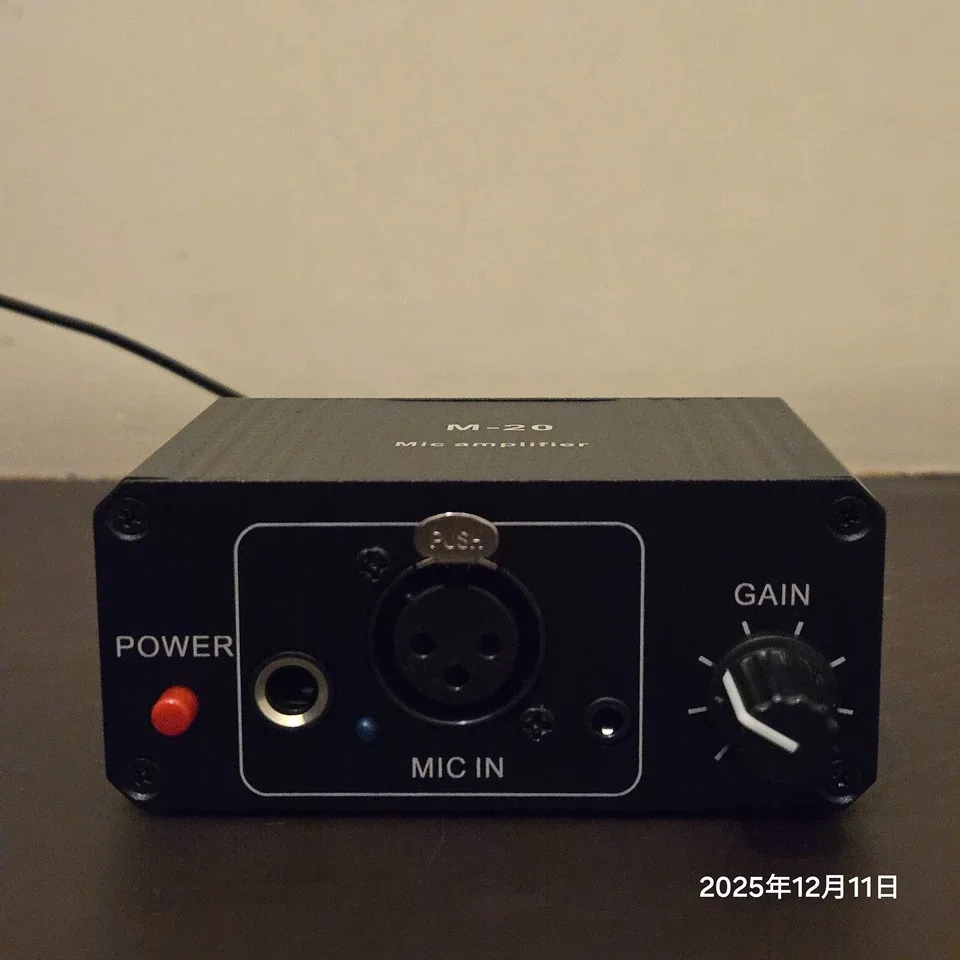 Live Streaming Sound Card with Outdoor Instrument Preamp for Condenser Microphones and Dynamic Microphones - Enhanced Version